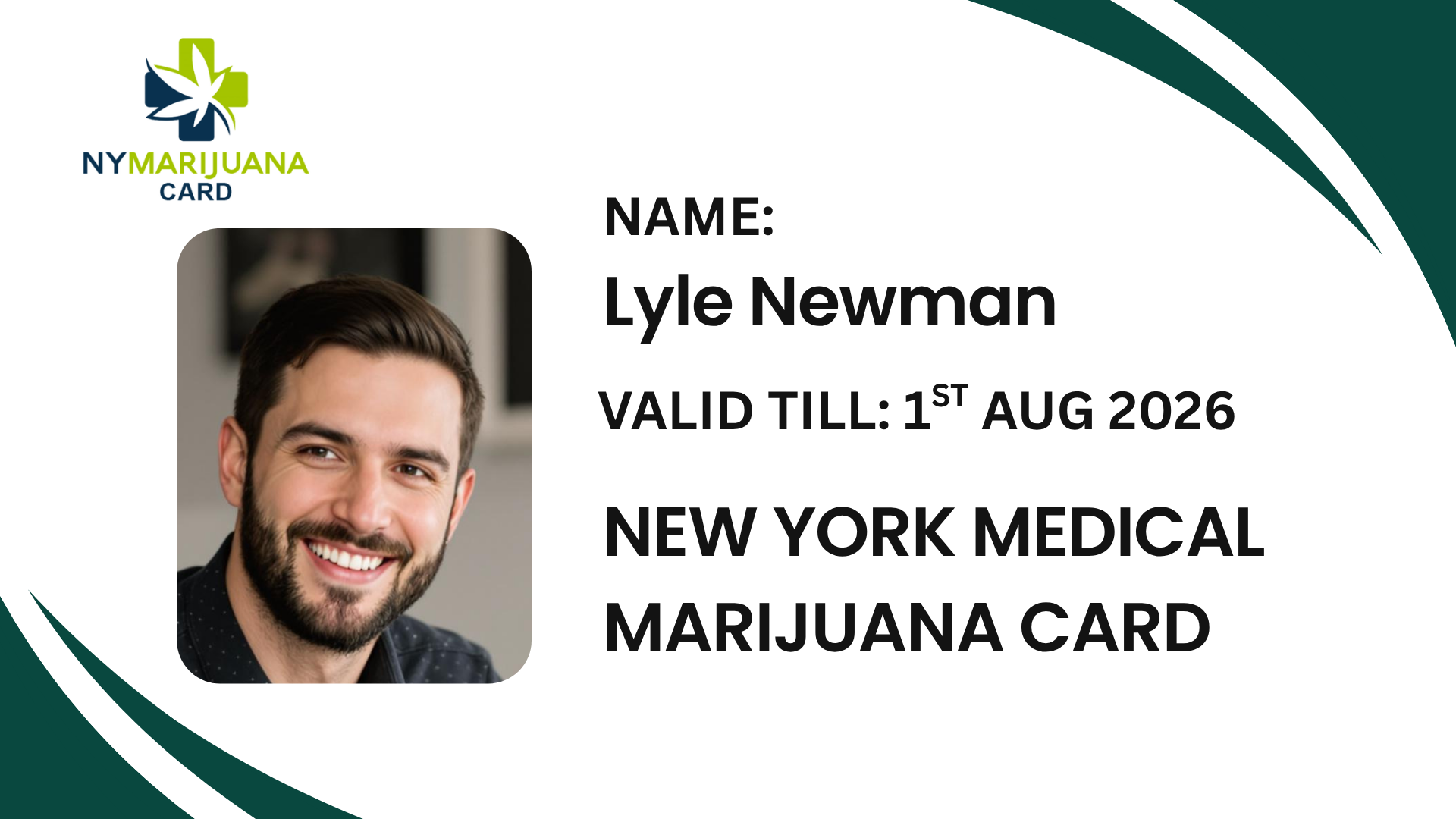 New York Medical Marijuana Card id card